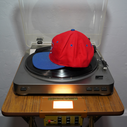 Vintage Montreal Canadiens Hat Snapback. Red and Blue