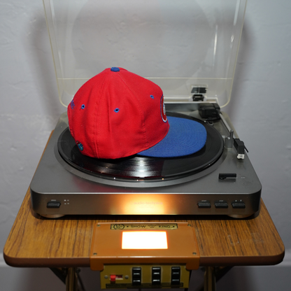 Vintage Montreal Canadiens Hat Snapback. Red and Blue