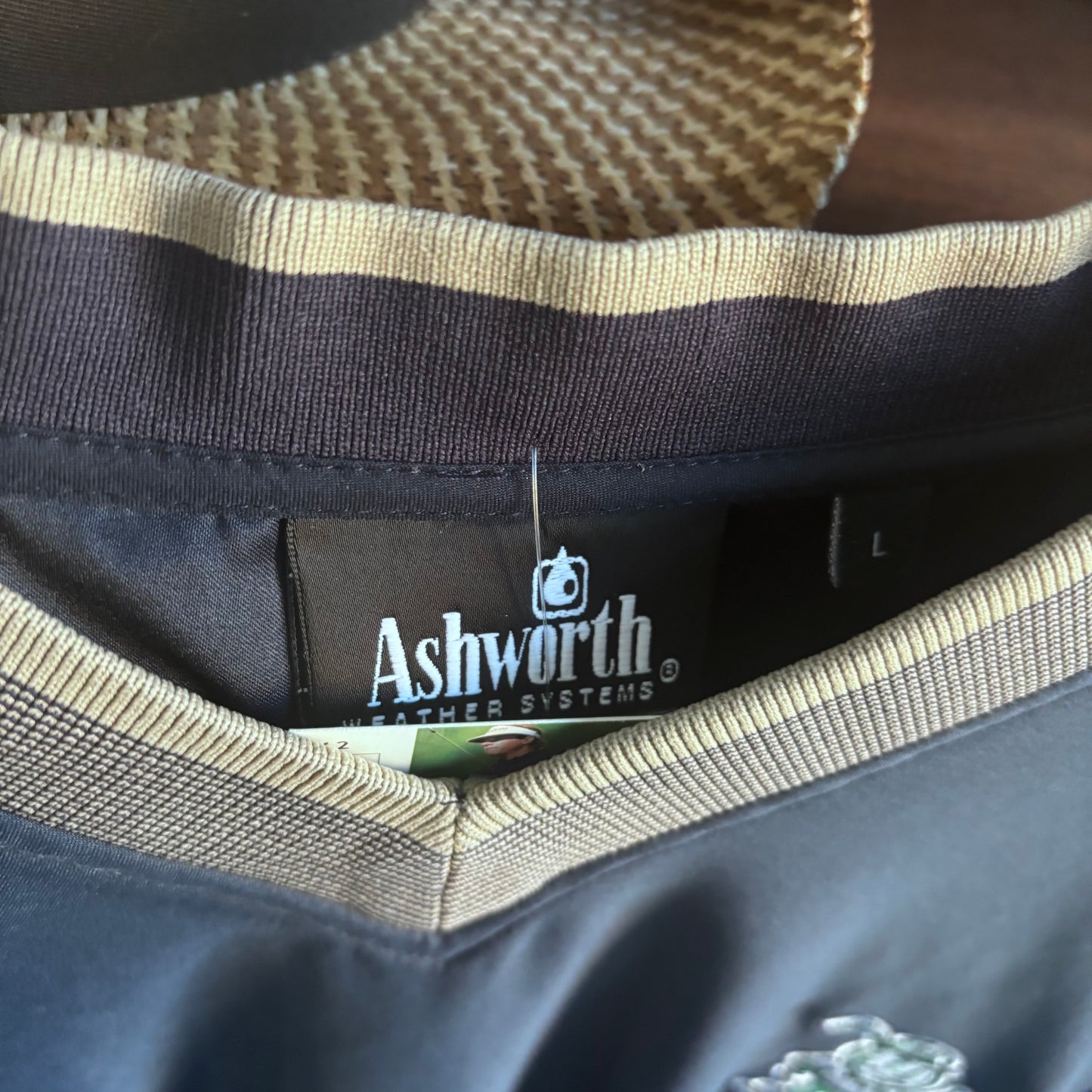 Repurposed Ashworth Pullover Embroidered