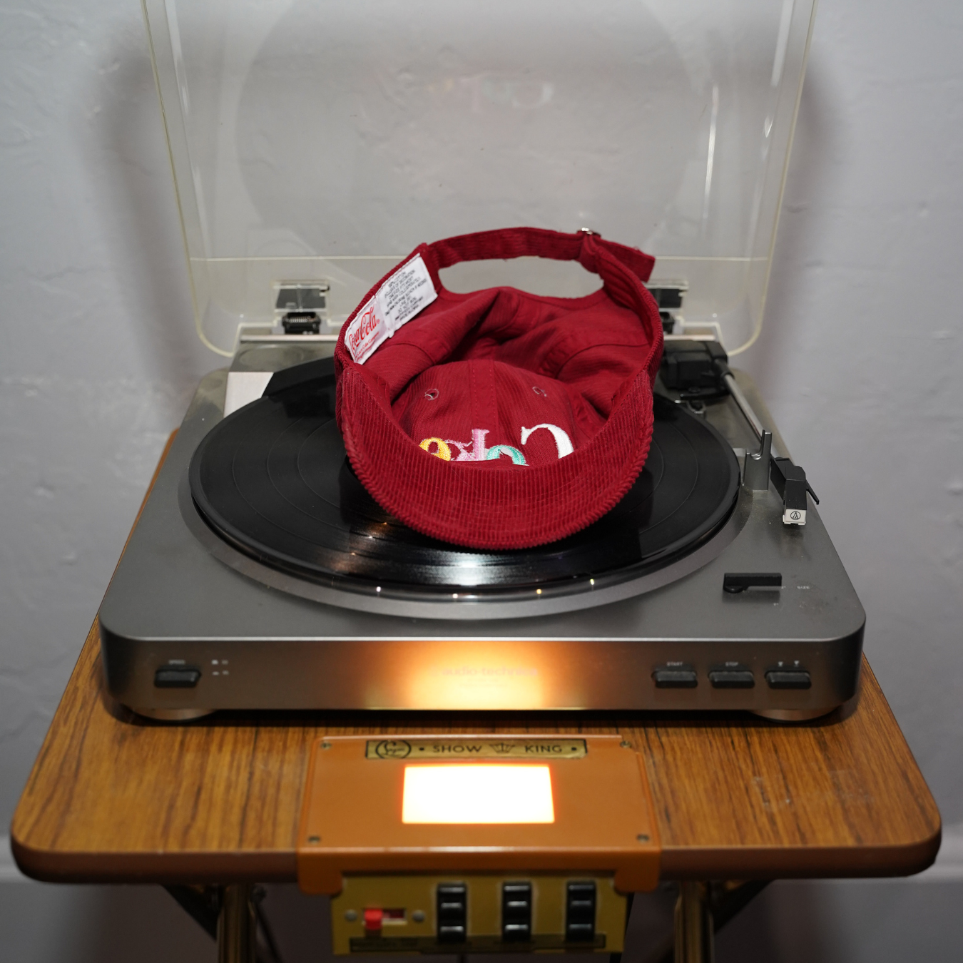 Coke Coca-Cola Red multi-colored logo hat snapback