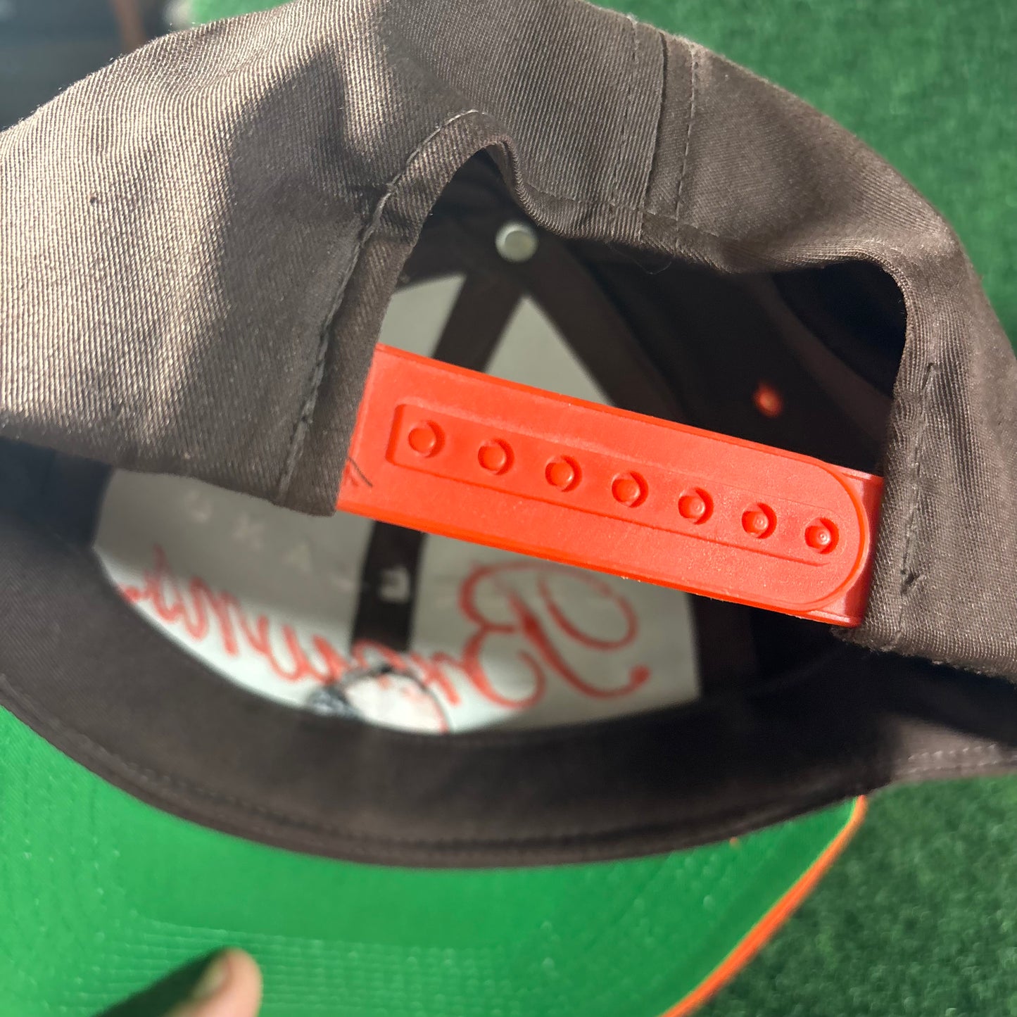 Vintage Cleveland Browns Snapback Hat NFL Orange & Brown