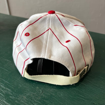 Vintage State of Oklahoma Golf Pinstripe Snpack Back Hat