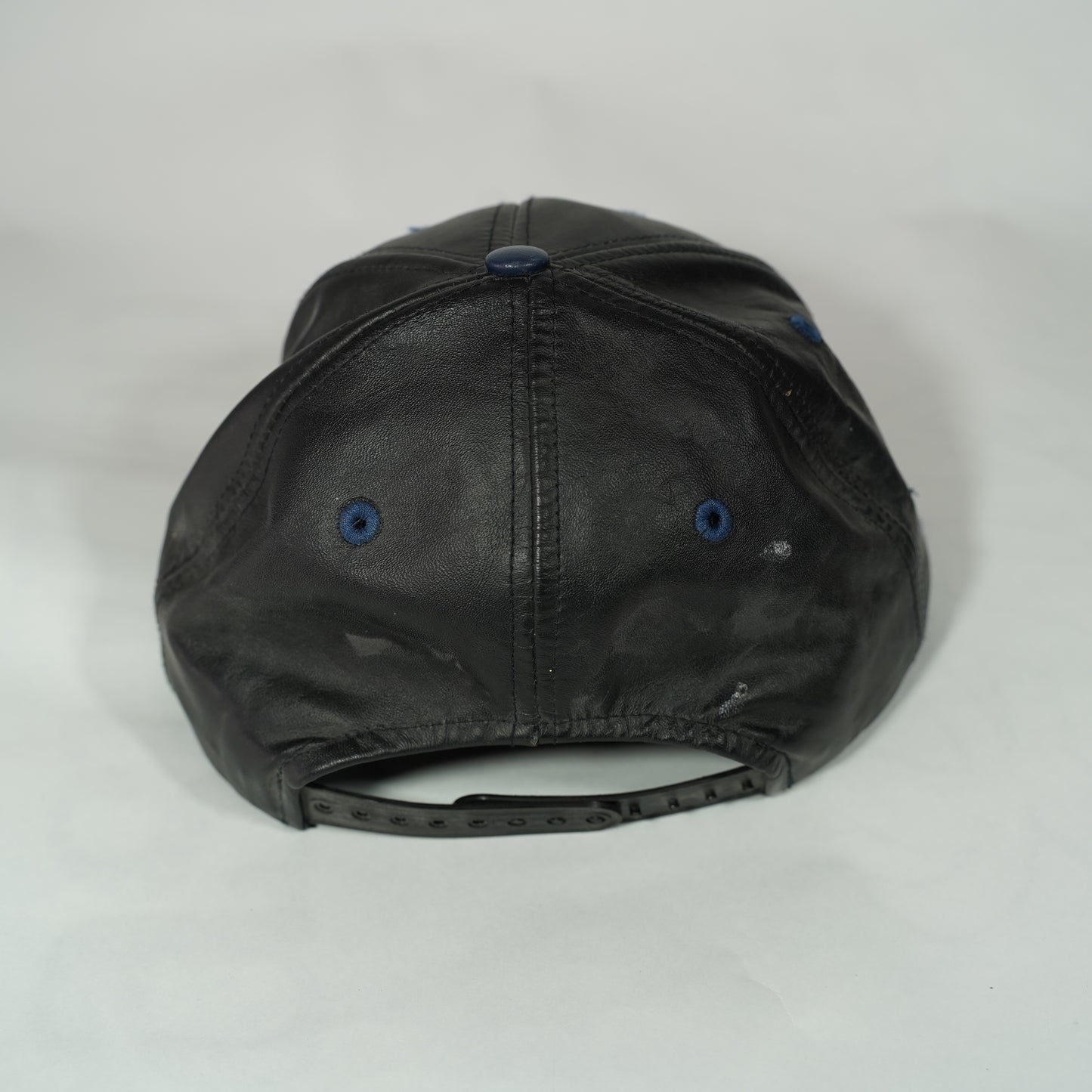 Vintage Leather Dallas Cowboys Snapback Hat