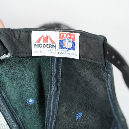 Vintage Leather Dallas Cowboys Snapback Hat