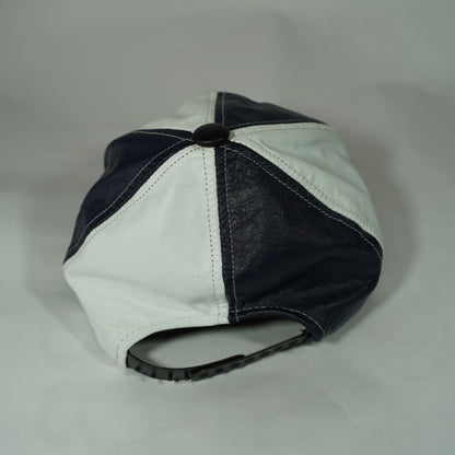 Vintage Leather Dallas Cowboys Snapback Hat Two-Tone NFL