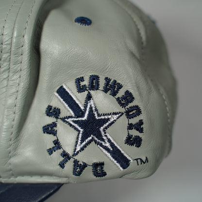 Vintage Leather Dallas Cowboys Snapback Hat NFL