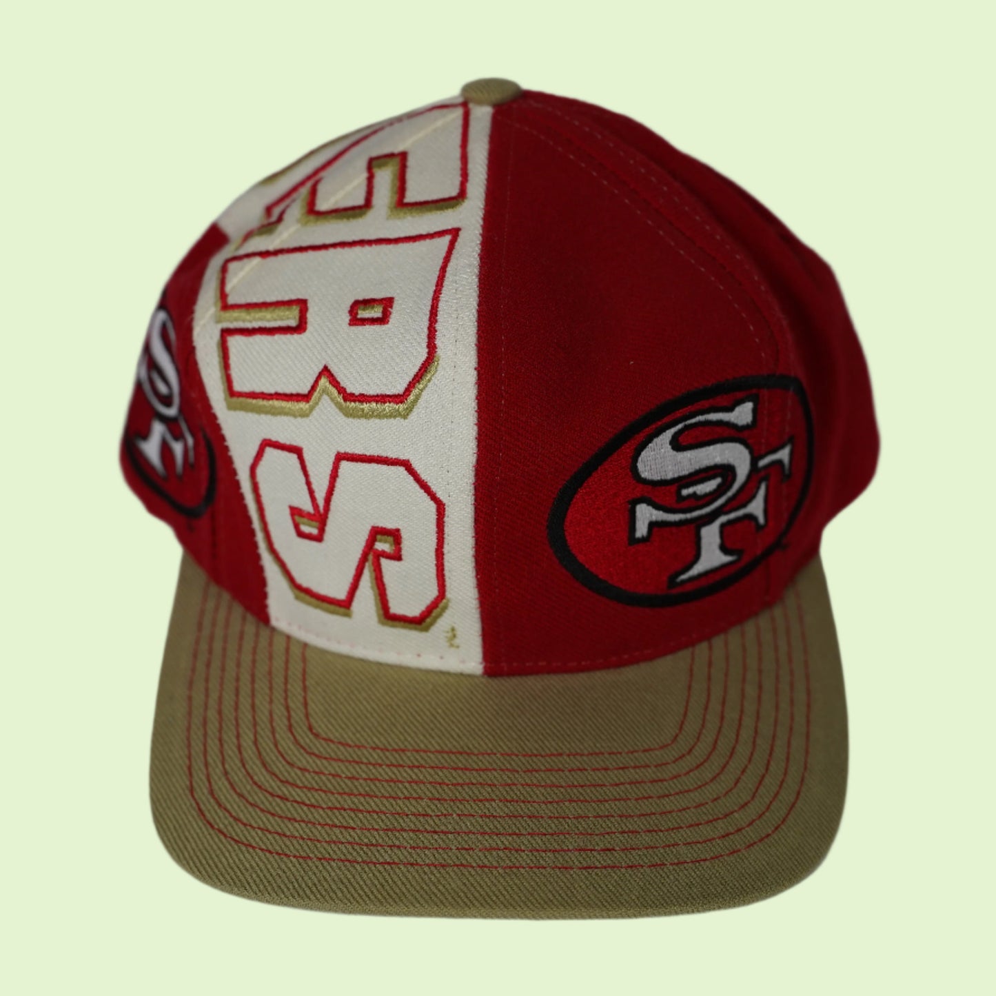 Vintage San Francisco 49ers two-tone snapback hat