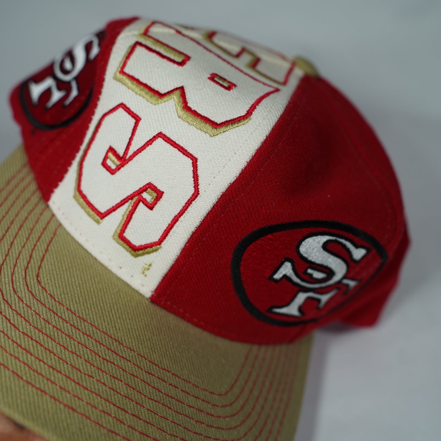 Vintage San Francisco 49ers two-tone snapback hat