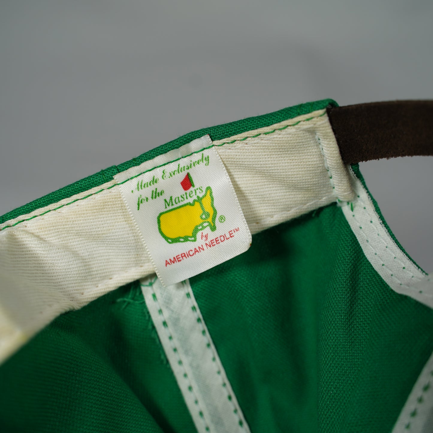 Vintage Masters Leather Strapback Hat