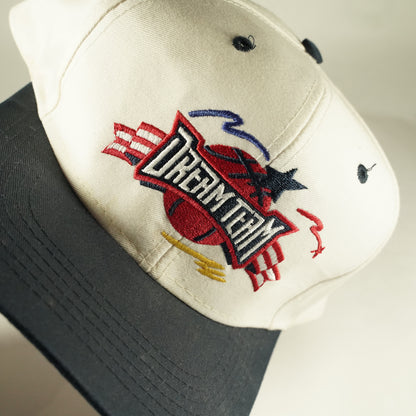 Vintage Dream Team USA Basketball Post Embroidered Snapback Hat 1992
