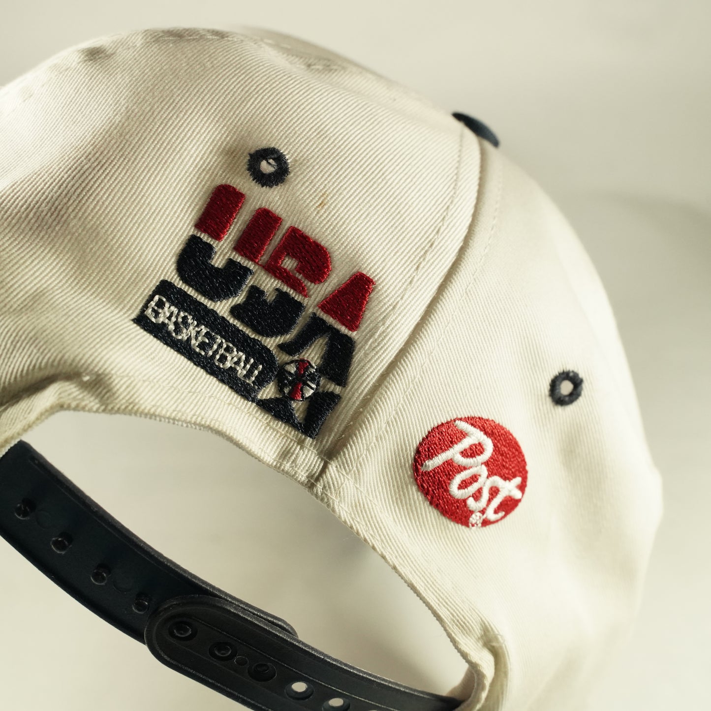 Vintage Dream Team USA Basketball Post Embroidered Snapback Hat 1992
