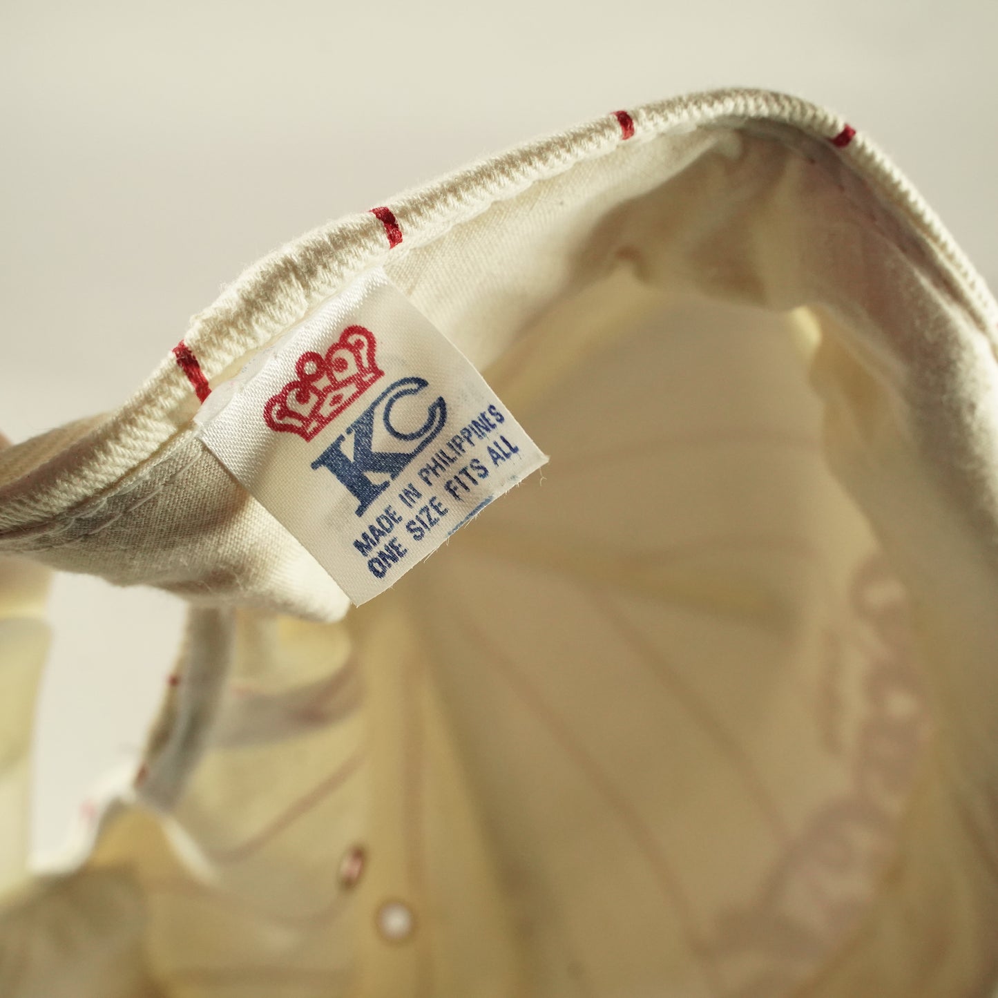 Vintage Enjoy Coca-Cola Pinstripe Snapback Hat Red White