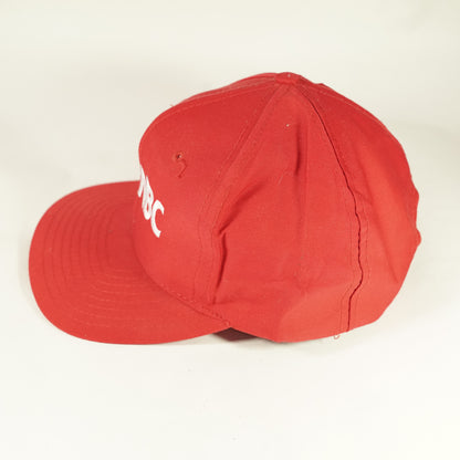 Vintage Red NBC with logo Snapback hat