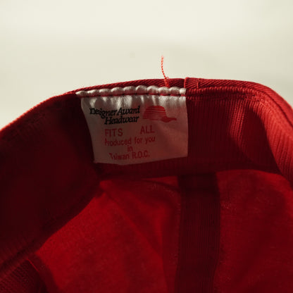 Vintage Red NBC with logo Snapback hat