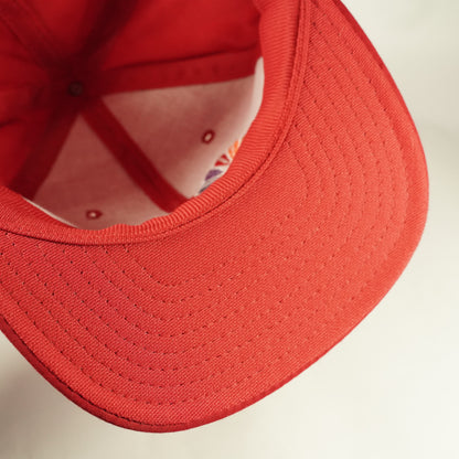 Vintage Red NBC with logo Snapback hat