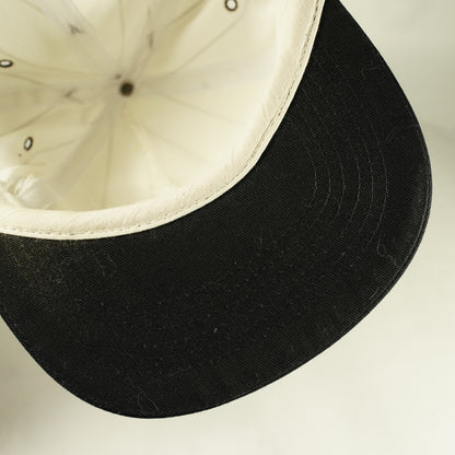 Vintage Peterbilt Pinstripe Snapback Hat Red White Black