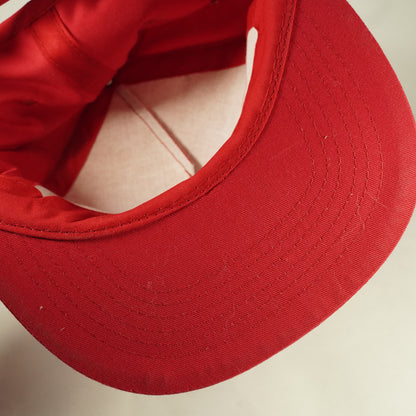 Vintage Elvis Presley Stamp Snapback Hat Red