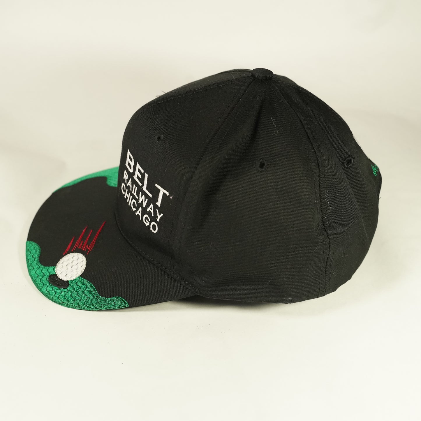Vintage Golf Belt Railway Chicago Embroidered Snapback Hat