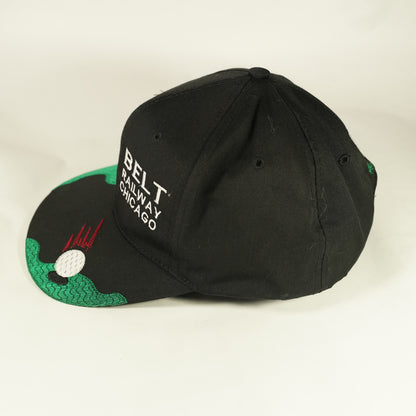 Vintage Golf Belt Railway Chicago Embroidered Snapback Hat