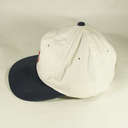 Vintage Boston Red Sox White Navy Snapback Hat