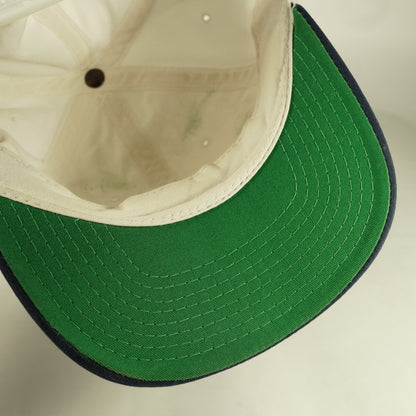 Vintage Boston Red Sox White Navy Snapback Hat