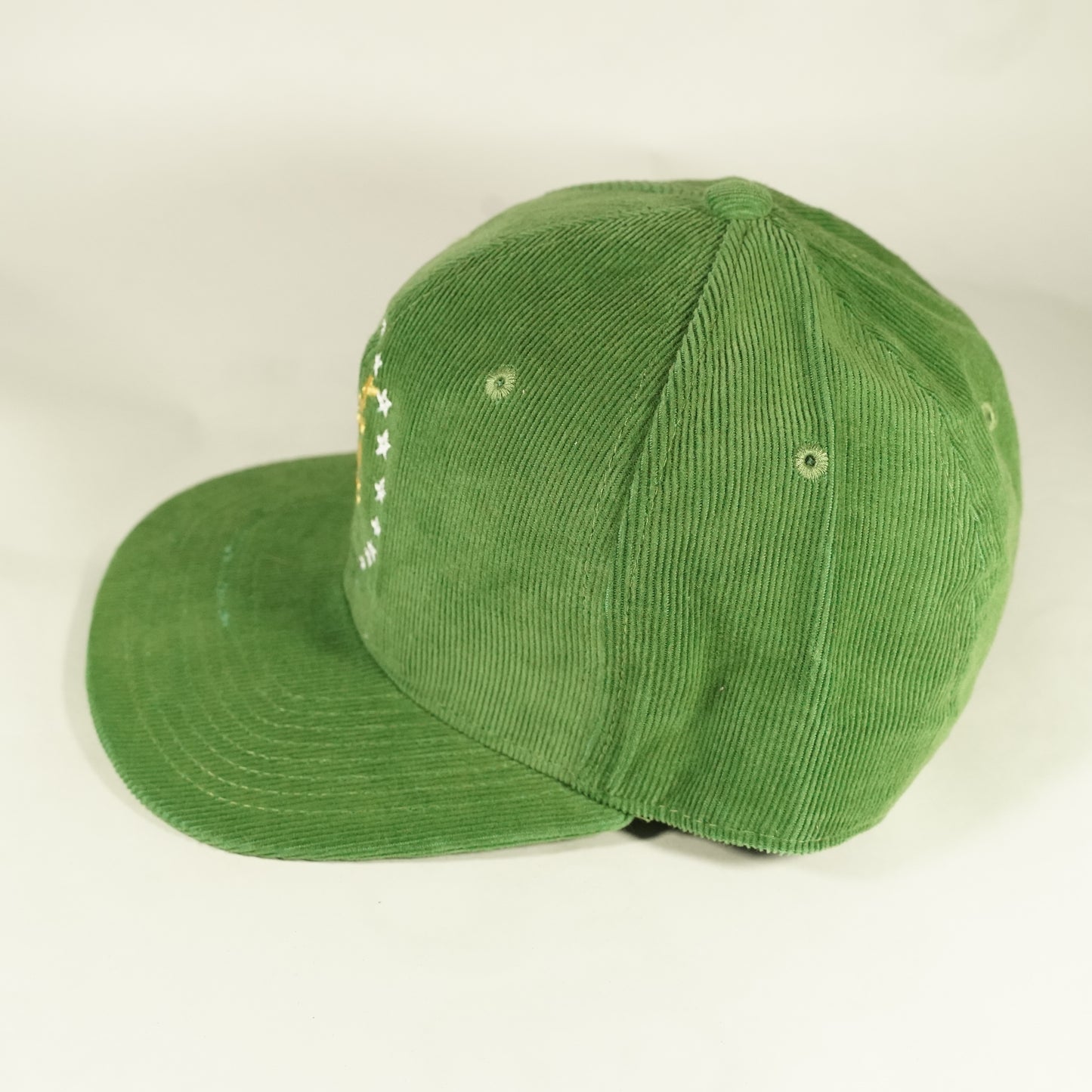 Trust Your Soul Corduroy Green Snapback Hat