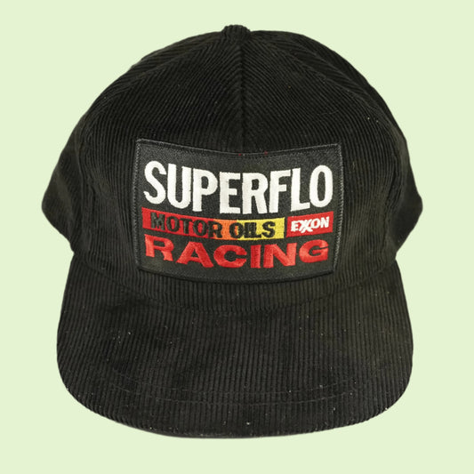 Vintage Superflo Motor Oils Exxon Racing Snapback Hat