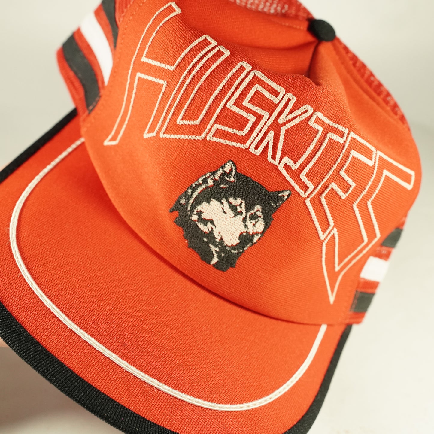 Vintage UCONN Huskies Rare Snapback Trucker Hat