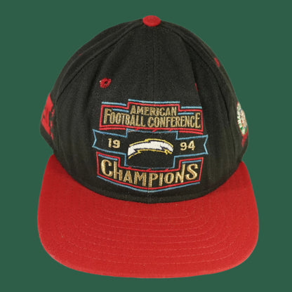 Vintage San Diego Chargers 1994 AFC Champions Snapback Hat