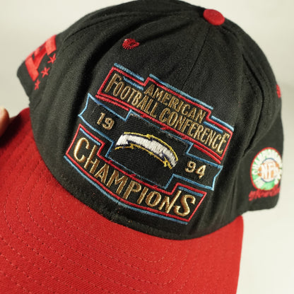 Vintage San Diego Chargers 1994 AFC Champions Snapback Hat