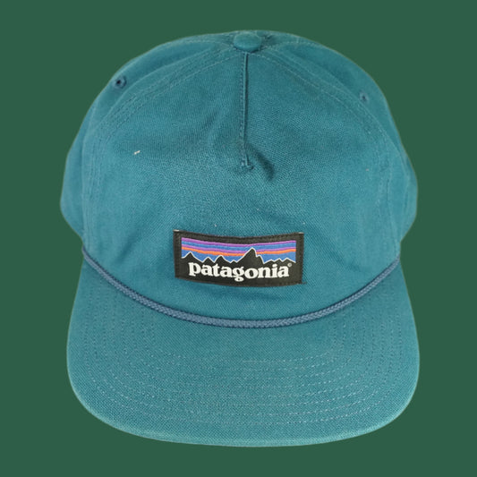 Vintage Patagonia Rope Snapback Hat Teal