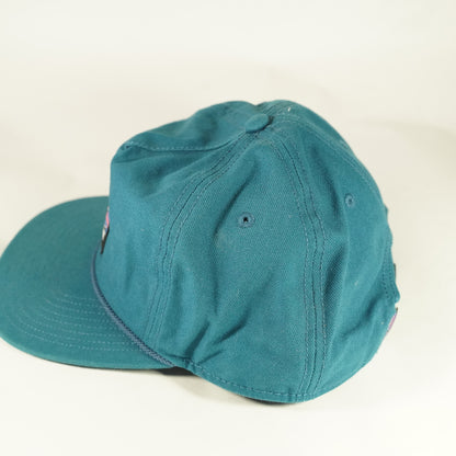 Vintage Patagonia Rope Snapback Hat Teal