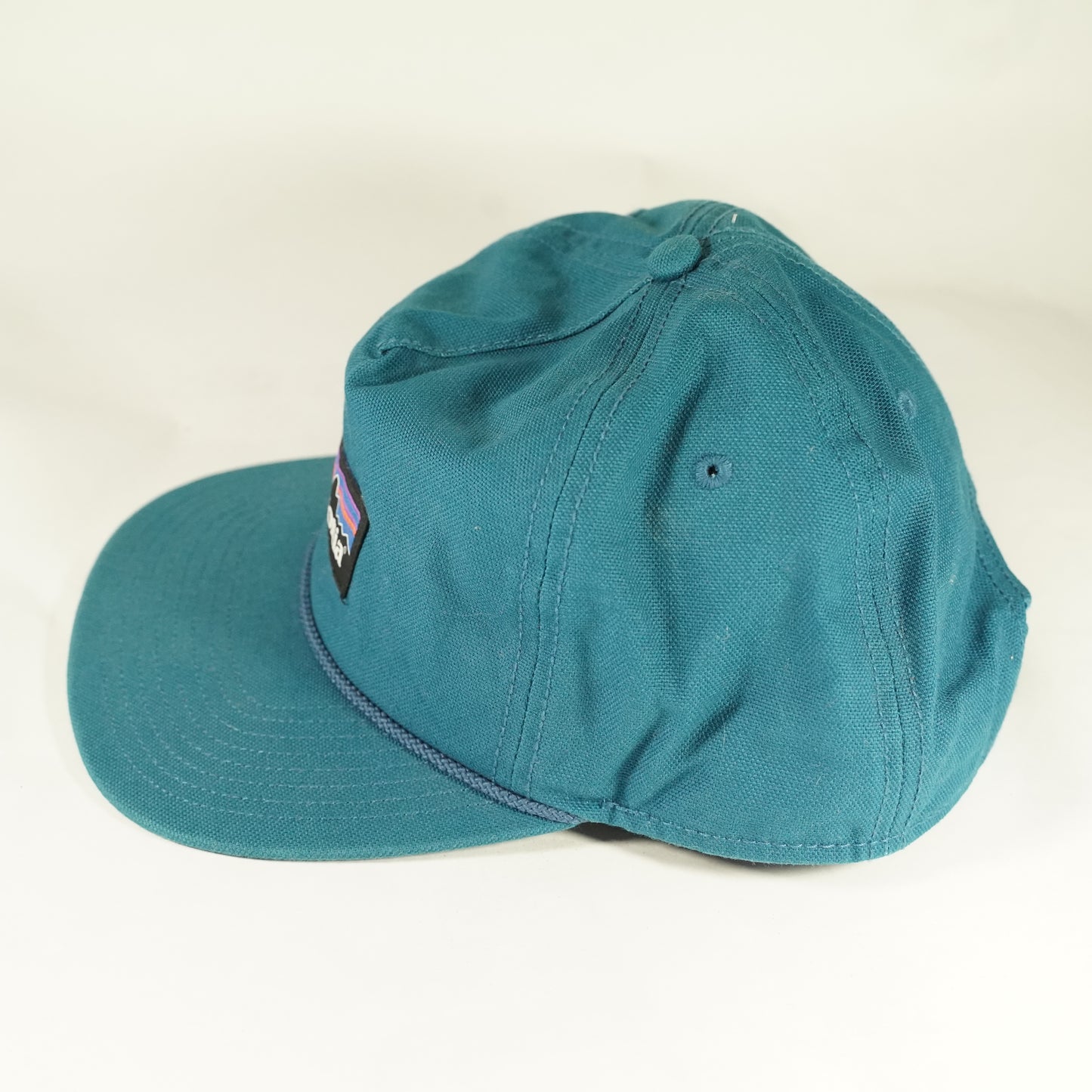 Vintage Patagonia Rope Snapback Hat Teal