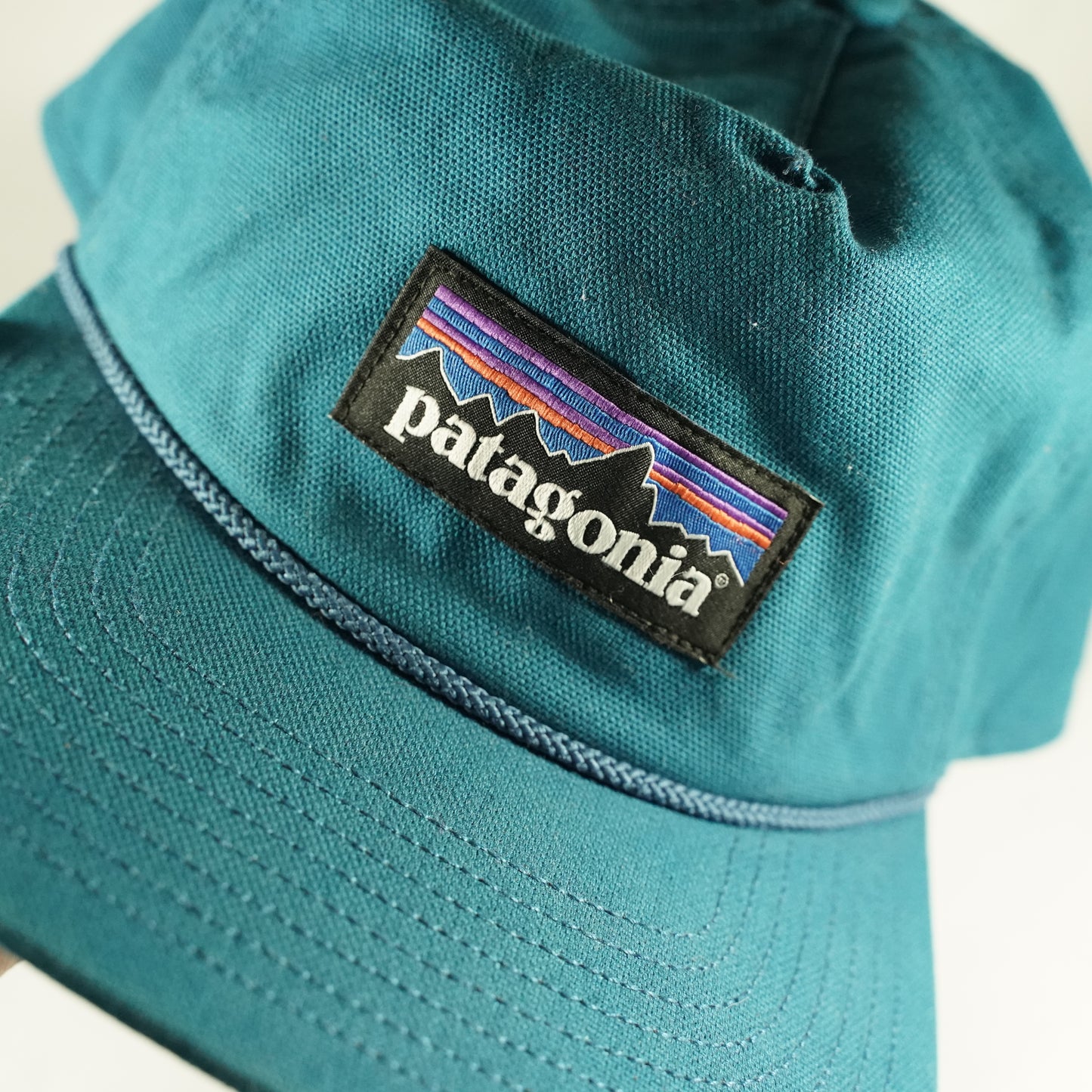 Vintage Patagonia Rope Snapback Hat Teal