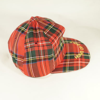 Vintage Plaid Old Course St. Andrews Home of Golf Snapback Hat