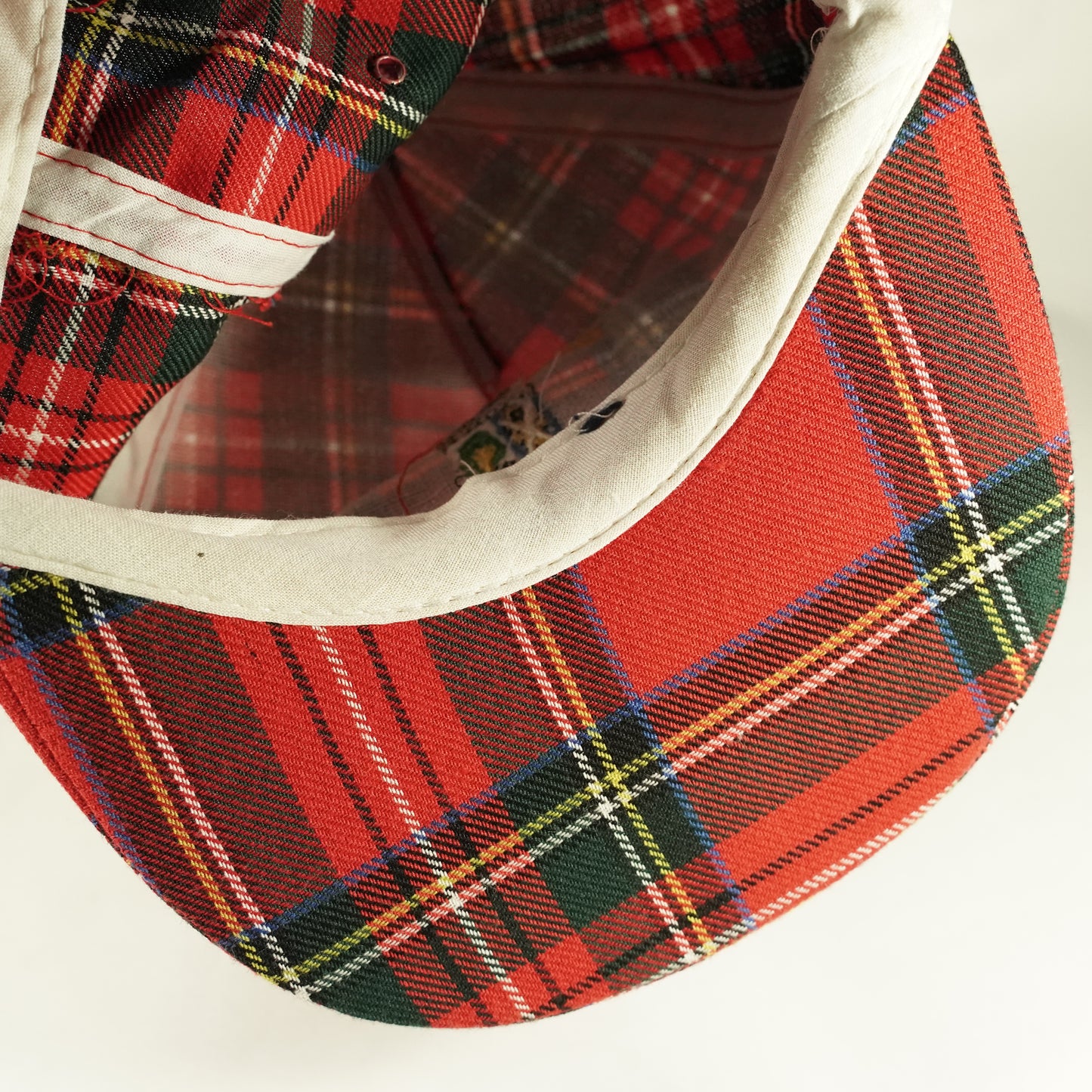 Vintage Plaid Old Course St. Andrews Home of Golf Snapback Hat