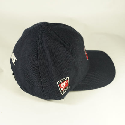 Vintage Rare Nike Snapback Hat with Nike emblem on snap
