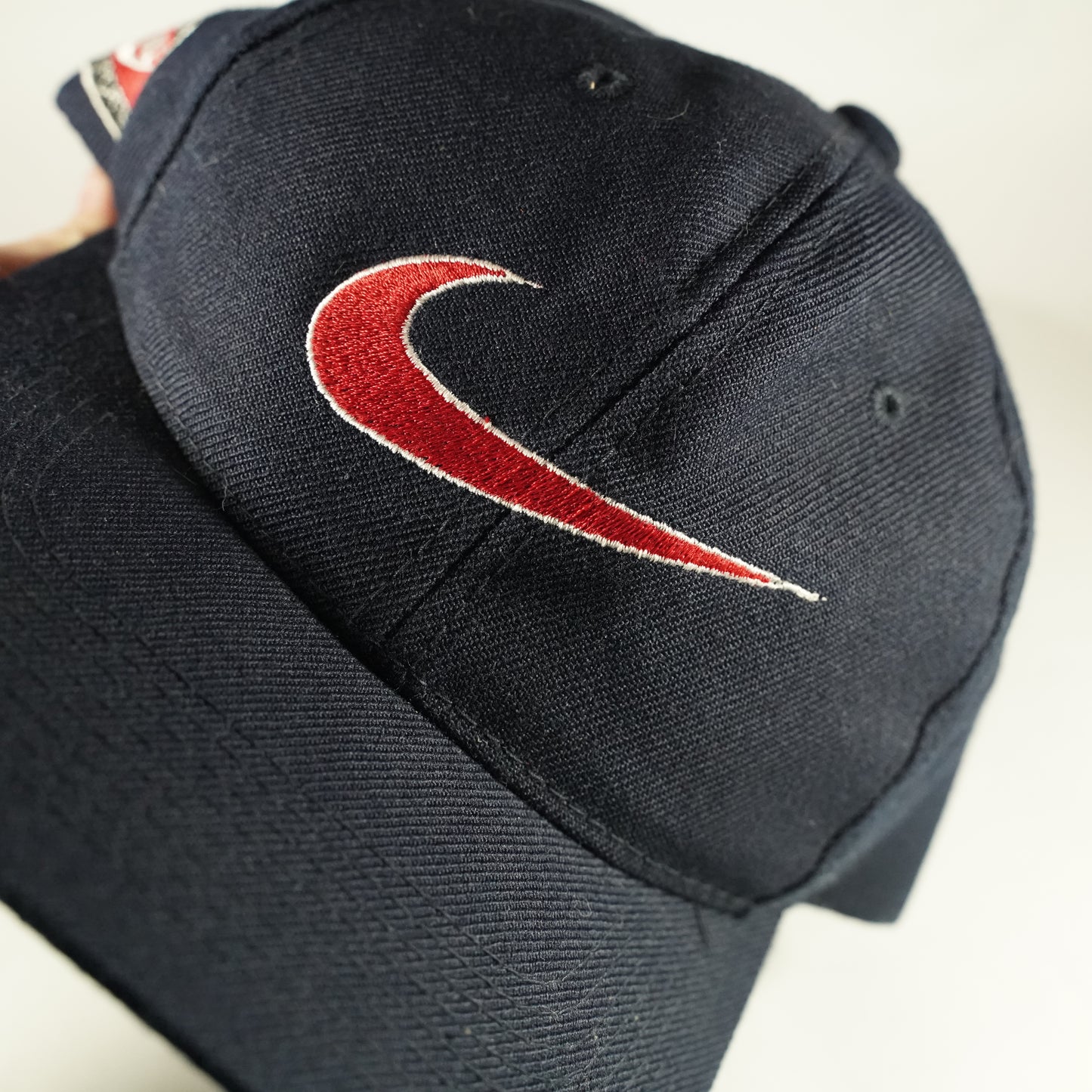 Vintage Rare Nike Snapback Hat with Nike emblem on snap