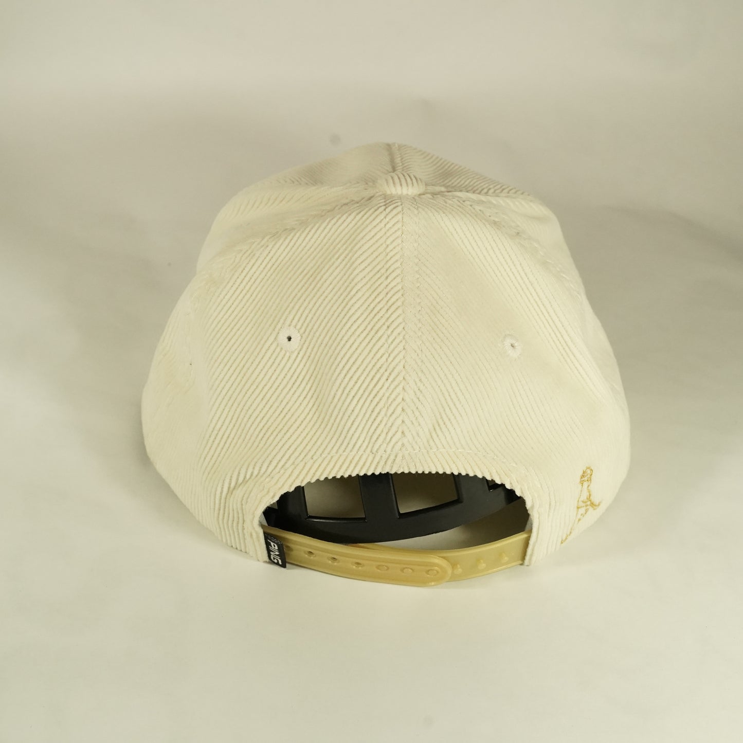 Ping Corduroy Gold and Cream Snapback Hat