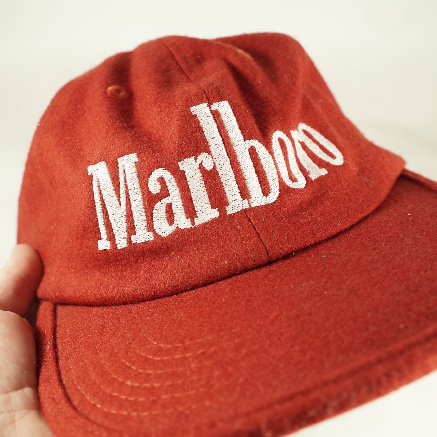 Vintage Wool Marbolo Strapback Hat