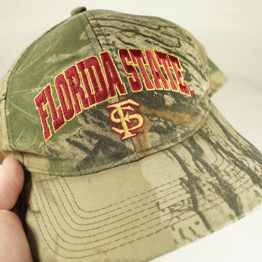 Vintage Camouflage Florida State Snapback Hat