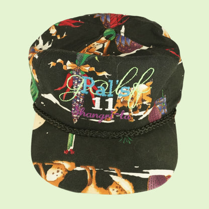 Vintage Shangri La Snapback Imperial Hat Golf