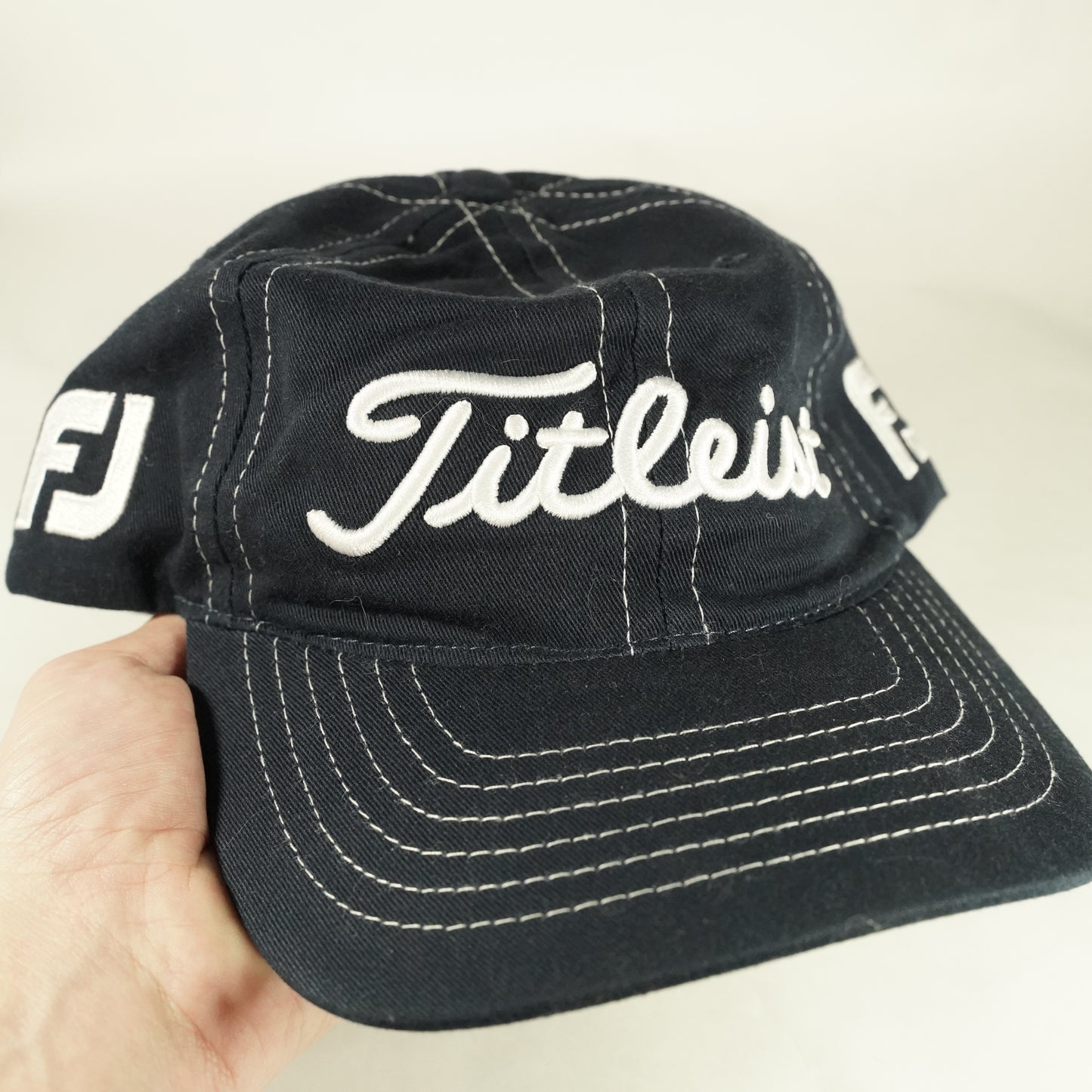 Vintage Titleist Footjoy FJ Strapback Hat #1 Ball in Golf