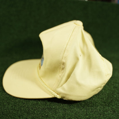 Vintage Birdie Club Yellow Snapback Hat