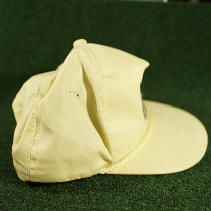 Vintage Birdie Club Yellow Snapback Hat