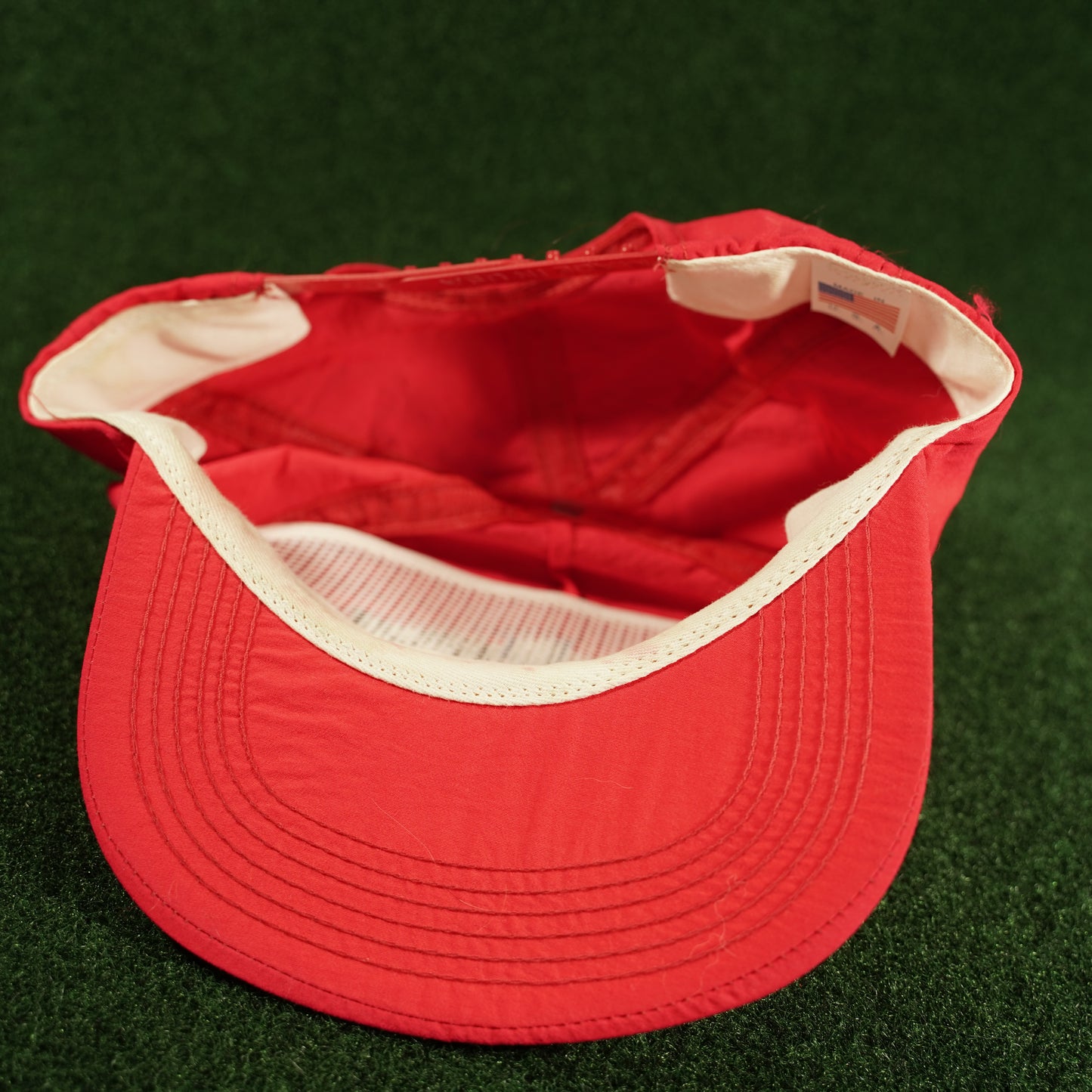 Vintage 1995 GM Goodwrench Racing Service Red Snapback Hat