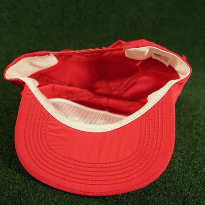 Vintage 1995 GM Goodwrench Racing Service Red Snapback Hat