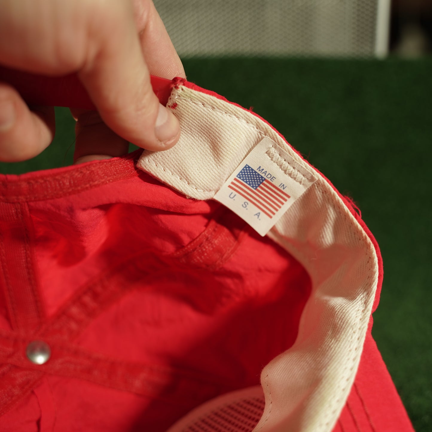 Vintage 1995 GM Goodwrench Racing Service Red Snapback Hat