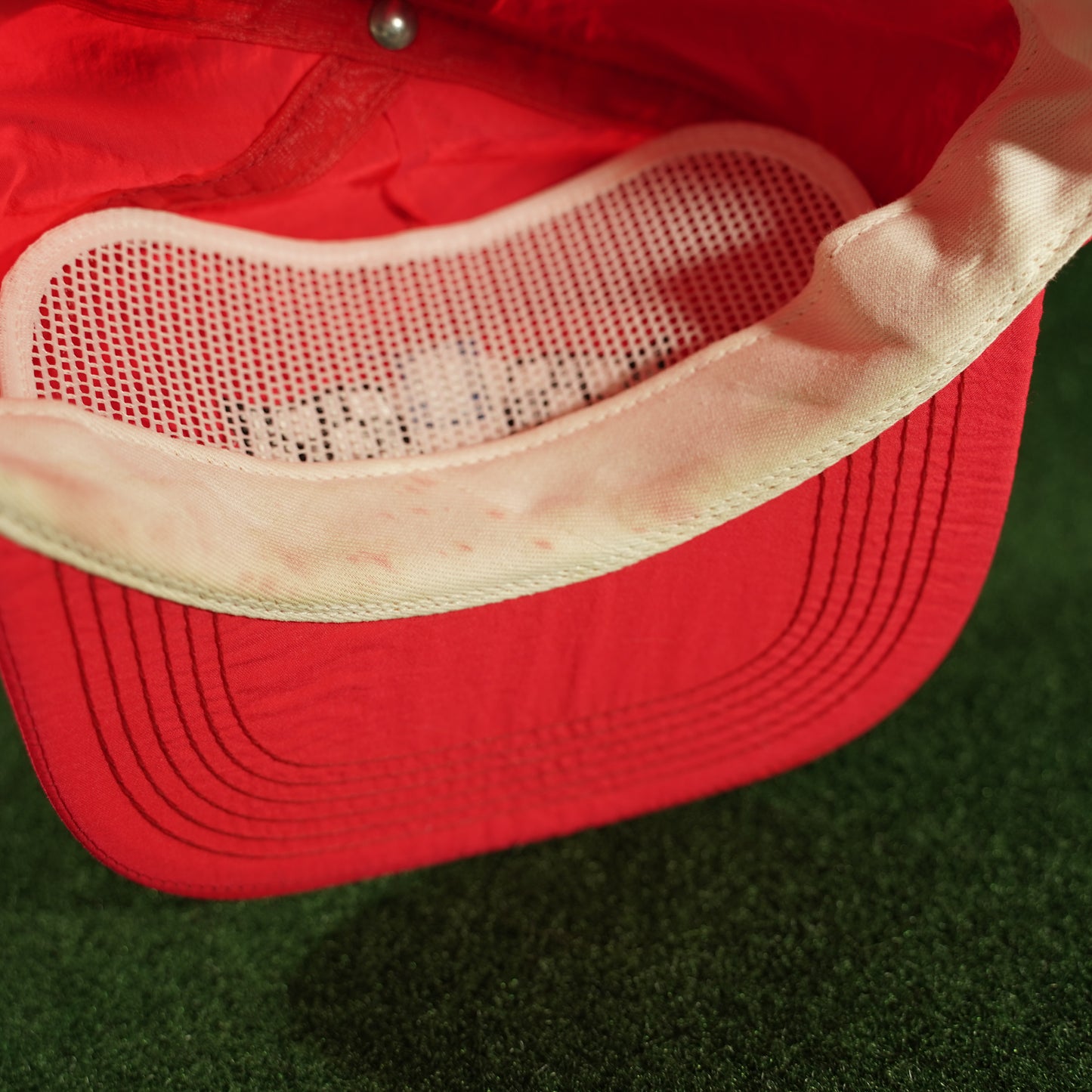 Vintage 1995 GM Goodwrench Racing Service Red Snapback Hat