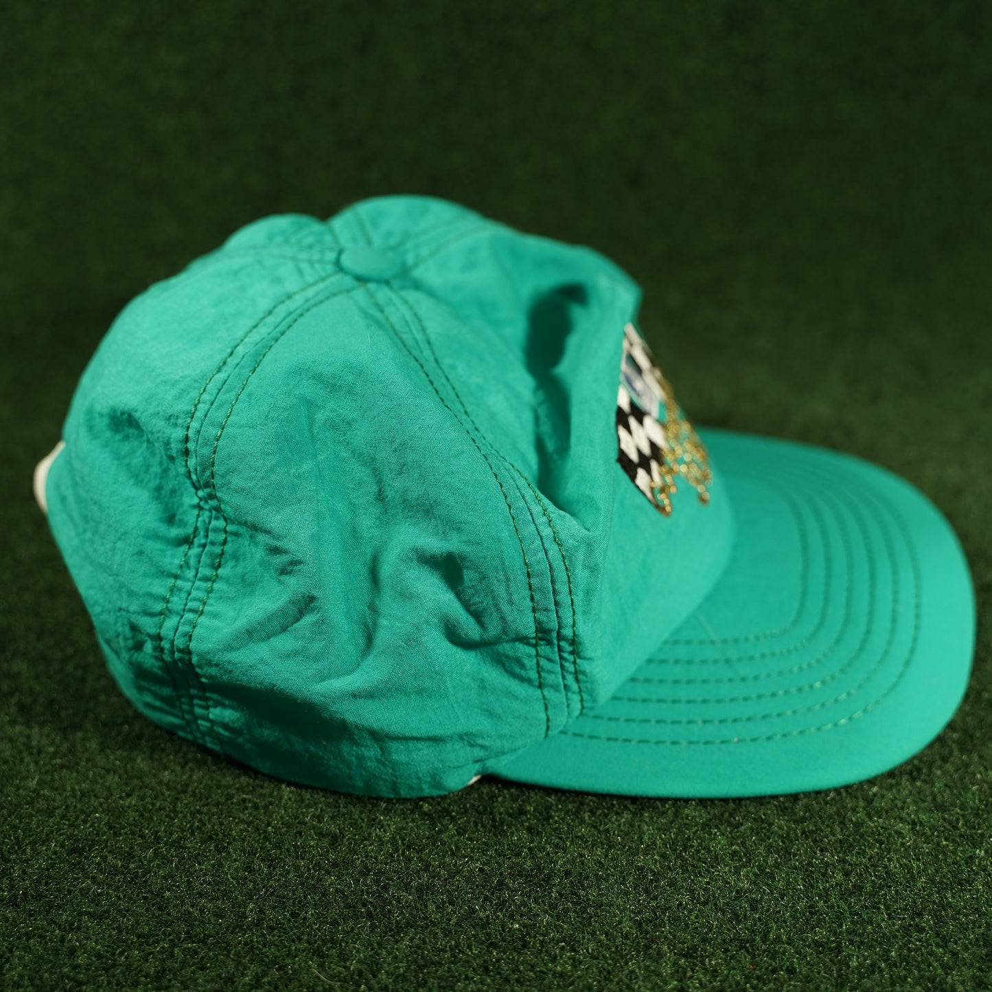 Vintage 1991 GM Goodwrench 300 Green Racing Snapback Hat